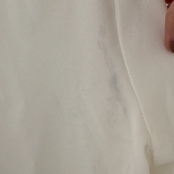 Tahari Ivory Pleated Blouse - nwt - Picture 8 of 9